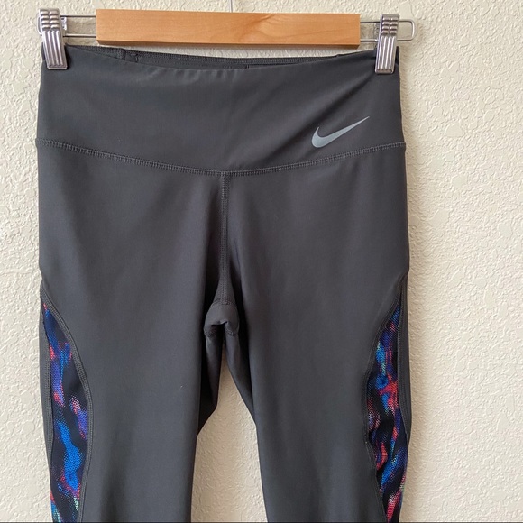 Nike Power Gray Training Capris XS - Picture 4 of 6
